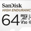 Sandisk High Endurance microSDXC 64GB Class 10 U3 V30 UHS-I με αντάπτορα