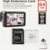 Sandisk High Endurance microSDXC 64GB Class 10 U3 V30 UHS-I με αντάπτορα