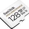 Sandisk High Endurance microSDXC 128GB Class 10 U3 V30 UHS-I με αντάπτορα