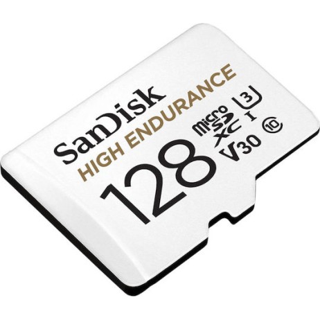 Sandisk High Endurance microSDXC 128GB Class 10 U3 V30 UHS-I με αντάπτορα