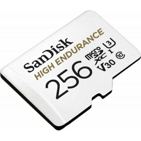 Sandisk High Endurance microSDXC 256GB Class 10 U3 V30 UHS-I με αντάπτορα