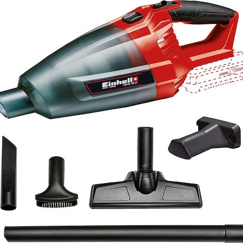 Einhell Επαναφορτιζόμενο Σκουπάκι Χειρός 18V Χωρίς Φορτιστή και Μπαταρία Κόκκινο