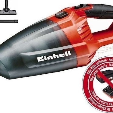 Einhell Επαναφορτιζόμενο Σκουπάκι Χειρός 18V Χωρίς Φορτιστή και Μπαταρία Κόκκινο