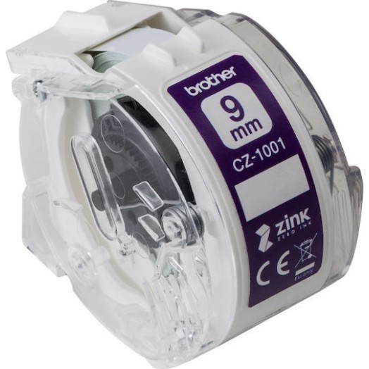 Brother Ταινία Ετικετογράφου 5m x 9mm σε Λευκό Χρώμα