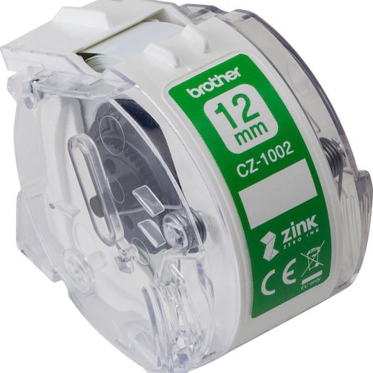 Brother Ταινία Ετικετογράφου 5m x 12mm σε Λευκό Χρώμα