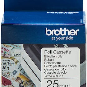 Brother Ταινία Ετικετογράφου 5m x 25mm σε Λευκό Χρώμα