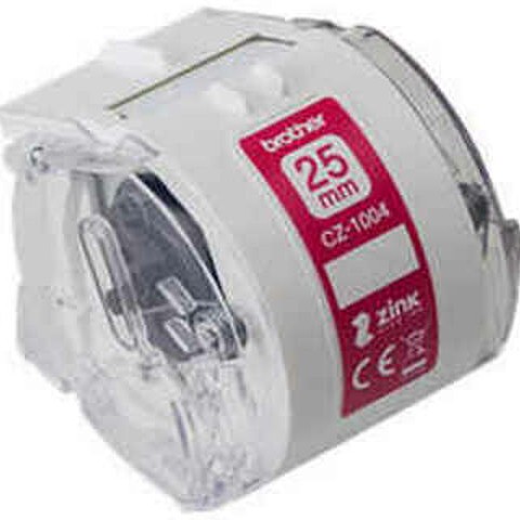 Brother Ταινία Ετικετογράφου 5m x 25mm σε Λευκό Χρώμα