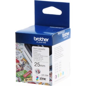 Brother Ταινία Ετικετογράφου 5m x 25mm σε Λευκό Χρώμα