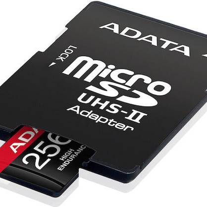 Adata High Endurance microSDXC 256GB Class 10 U3 V30 A2 UHS-I