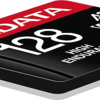 Adata High Endurance microSDXC 128GB Class 10 U3 V30 A2 UHS-I με αντάπτορα