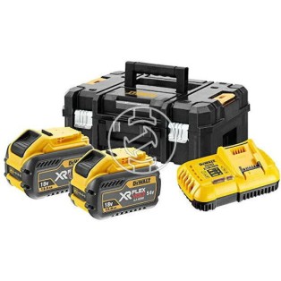 Dewalt Σετ 2 Μπαταριών Εργαλείου Λιθίου 54V Χωρητικότητας 12Ah με Φορτιστή