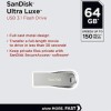 Sandisk Ultra Luxe 64GB USB 3.1 Stick Γκρι