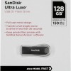 Sandisk Ultra Luxe 128GB USB 3.1 Stick Ασημί