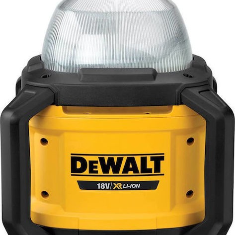 Dewalt Προβολέας Εργασίας Μπαταρίας LED IP54 με Φωτεινότητα έως 5000lm