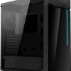 Gigabyte C200 Glass Gaming Midi Tower Κουτί Υπολογιστή με Πλαϊνό Παράθυρο και RGB Φωτισμό Μαύρο