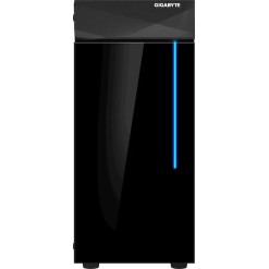 Gigabyte C200 Glass Gaming Midi Tower Κουτί Υπολογιστή με Πλαϊνό Παράθυρο και RGB Φωτισμό Μαύρο