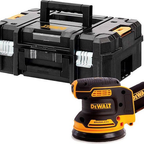 Dewalt Έκκεντρο Τριβείο 125mm Μπαταρίας 18V Solo με Ρύθμιση Ταχύτητας και με Σύστημα Αναρρόφησης