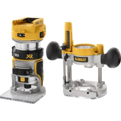Dewalt Κάθετη Φρέζα 18V Solo με Ρύθμιση Ταχύτητας και με Σύστημα Αναρρόφησης