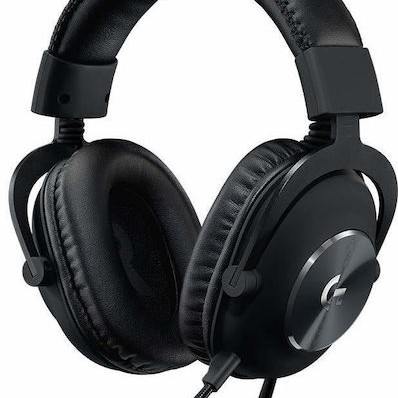 Logitech G PRO X with MIT Blue VO!CE Over Ear Gaming Headset με σύνδεση 2x3.5mm / USB