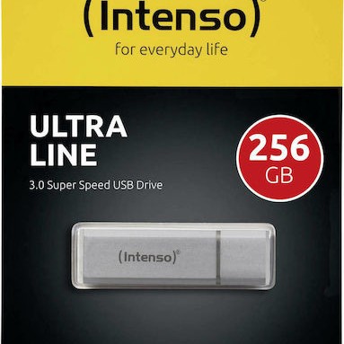Intenso Ultra Line 256GB USB 3.0 Stick Ασημί