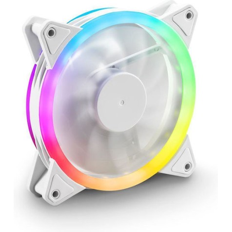 Sharkoon Shark Blades Case Fan 120mm με RGB Φωτισμό και Σύνδεση 4-Pin PWM Λευκό