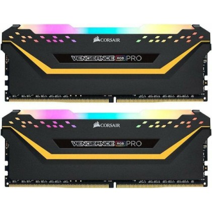 Corsair Vengeance RGB Pro TUF Gaming DDR4 16GB RAM με 2x8GB Modules και Ταχύτητα 3200 για Desktop