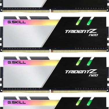 G.Skill Trident Z Neo DDR4 32GB RAM με 4x8GB Modules και Ταχύτητα 3200 για Desktop