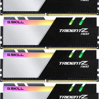 G.Skill Trident Z Neo DDR4 64GB RAM με 4x16GB Modules και Ταχύτητα 3200 για Desktop