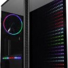 Inter-Tech X-608 Infinity Micro Gaming Midi Tower Κουτί Υπολογιστή με Πλαϊνό Παράθυρο και RGB Φωτισμό Μαύρο