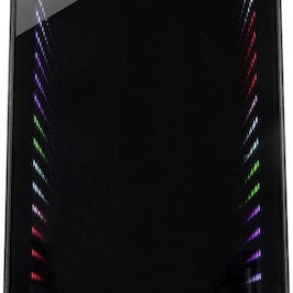 Inter-Tech X-608 Infinity Micro Gaming Midi Tower Κουτί Υπολογιστή με Πλαϊνό Παράθυρο και RGB Φωτισμό Μαύρο