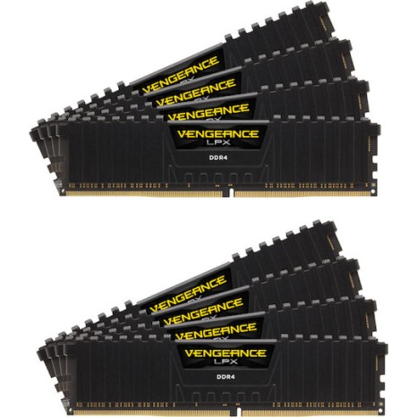 Corsair Vengeance LPX DDR4 256GB RAM με 8x32GB Modules και Ταχύτητα 2666 για Desktop