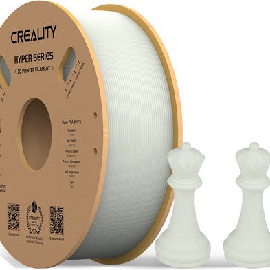 Creality3D Hyper HS-PLA 3D Printer Filament 1.75mm Λευκό 1kg (Spool)
