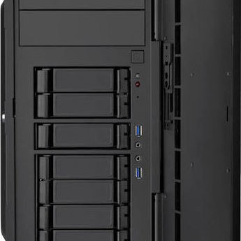 Silverstone CS380 Midi Tower Κουτί Υπολογιστή Μαύρο