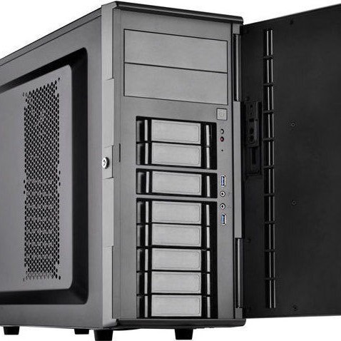 Silverstone CS380 Midi Tower Κουτί Υπολογιστή Μαύρο