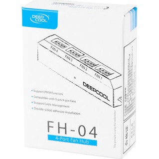 Deepcool FH-04 Fan Hub Μαύρο