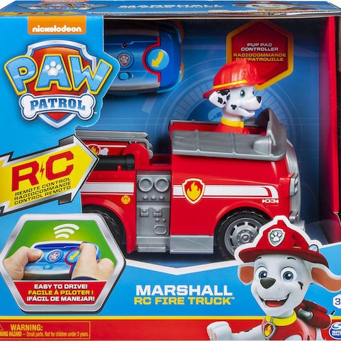 Spin Master Paw Patrol Marshall Fire Truck Αυτοκινητάκι Πυροσβεστικό για 3+ Ετών