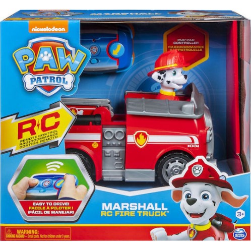 Spin Master Paw Patrol Marshall Fire Truck Αυτοκινητάκι Πυροσβεστικό για 3+ Ετών