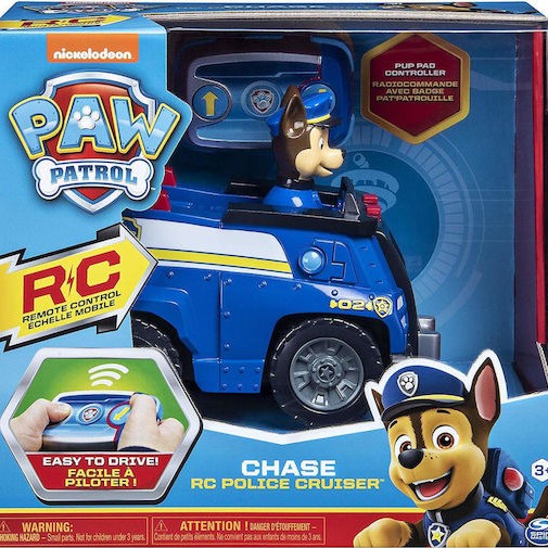 Spin Master Αυτοκινητάκι Paw Patrol Chase Police Cruiser για 3+ Ετών