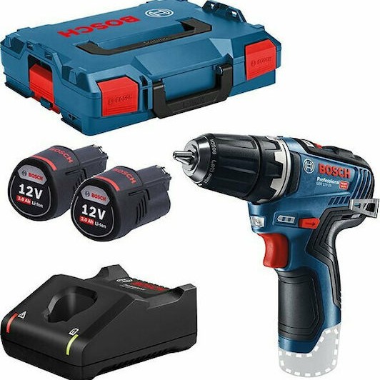 Bosch GSR 12V-35 Δραπανοκατσάβιδο Μπαταρίας Brushless 12V 2x3Ah