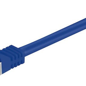 Goobay S/FTP Cat.6a Καλώδιο Δικτύου Ethernet 2m Μπλε 1τμχ