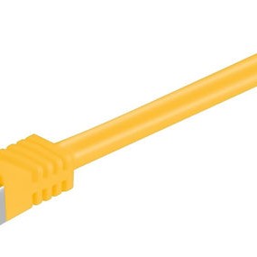 Goobay S/FTP Cat.6a Καλώδιο Δικτύου Ethernet 3m Κίτρινο 1τμχ