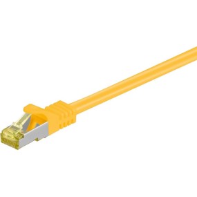 Goobay S/FTP Cat.6a Καλώδιο Δικτύου Ethernet 3m Κίτρινο 1τμχ