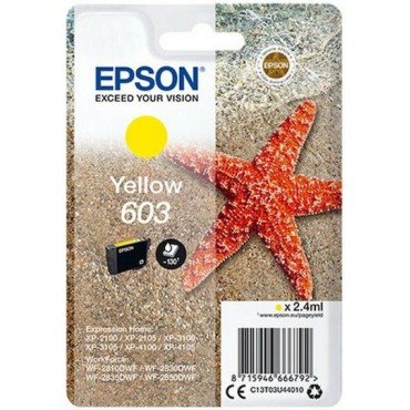 Epson 603 Γνήσιο Μελάνι Εκτυπωτή InkJet Μαύρο (C13T03U14010)