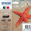 Epson 603 Γνήσιο Πακέτο 4 Μελανιών Εκτυπωτή InkJet Κίτρινο / Κυανό / Ματζέντα / Μαύρο (C13T03U64010)