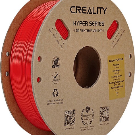 Creality3D Hyper HS-PLA 3D Printer Filament 1.75mm Κόκκινο 1kg (Spool)