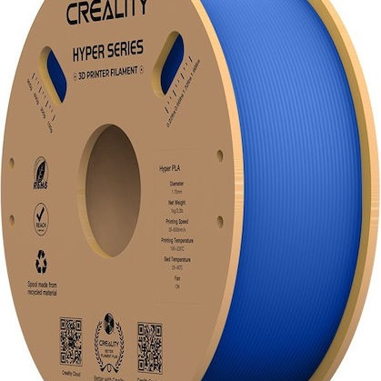Creality3D Hyper HS-PLA 3D Printer Filament 1.75mm Μπλε 1kg (Spool)