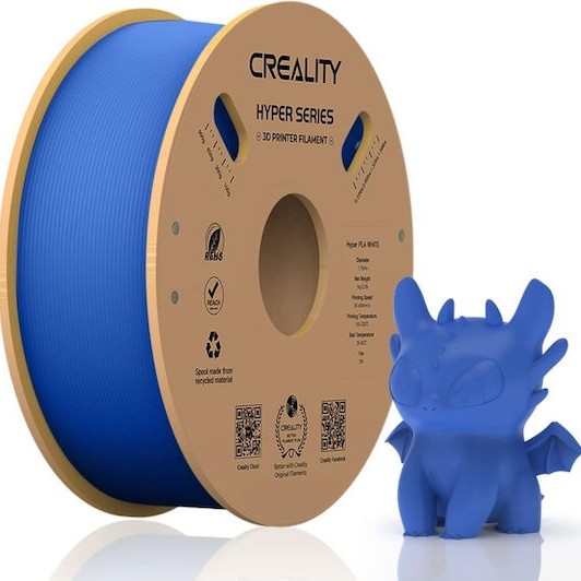 Creality3D Hyper HS-PLA 3D Printer Filament 1.75mm Μπλε 1kg (Spool)