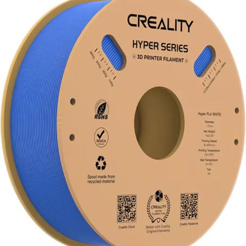Creality3D Hyper HS-PLA 3D Printer Filament 1.75mm Μπλε 1kg (Spool)