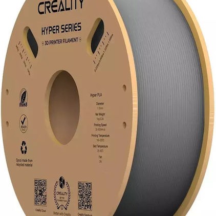 Creality3D Hyper HS-PLA 3D Printer Filament 1.75mm Γκρι 1kg (Spool)