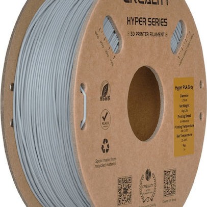Creality3D Hyper HS-PLA 3D Printer Filament 1.75mm Γκρι 1kg (Spool)